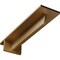 Ekena Millwork Heaton Hidden Support Steel Bracket w/ 8" Support Depth, Hammered Gold 3"W x 12"D x 2"H BKTM03X12X02HEHGO - alternate 1